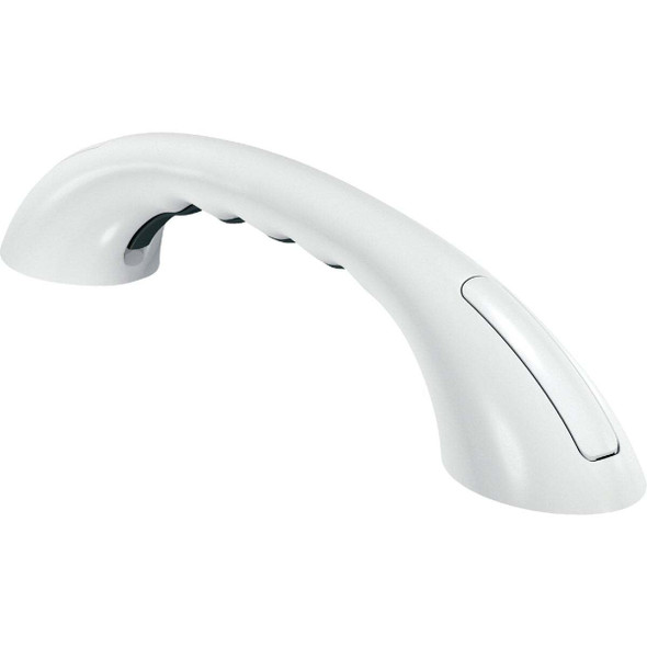 Moen Home Care 9 In. Concealed Screw Grab Bar with Rubber Pad, Glacier LR2250DW