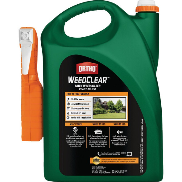 Ortho WeedClear 1 Gal. Ready-To-Use Trigger Spray Lawn Weed Killer 0448105 747294