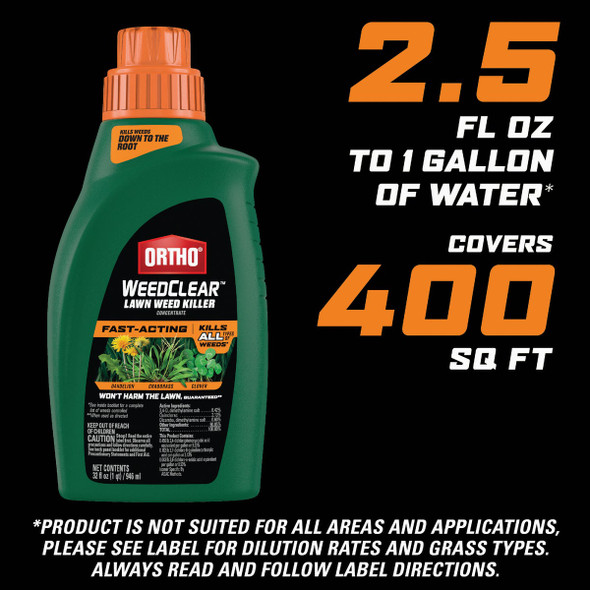 Ortho WeedClear 32 Oz. Concentrate Lawn Weed Killer Ortho WeedClear 32 Oz. Concentrate Lawn Weed Killer