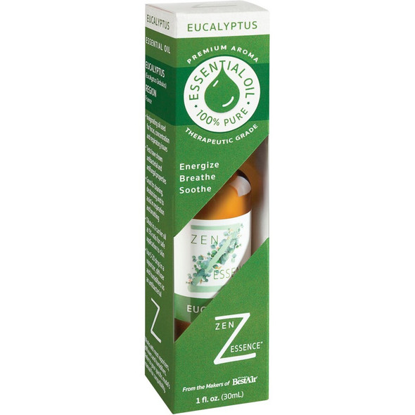 BestAir Zen Essence 1 Oz. Eucalyptus Scented Essential Oil Humidifier Fragrance ESEUC-PDQ-6 536076