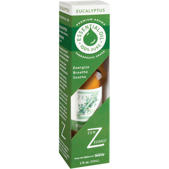 BestAir Zen Essence 1 Oz. Eucalyptus Scented Essential Oil Humidifier Fragrance ESEUC-PDQ-6 536076