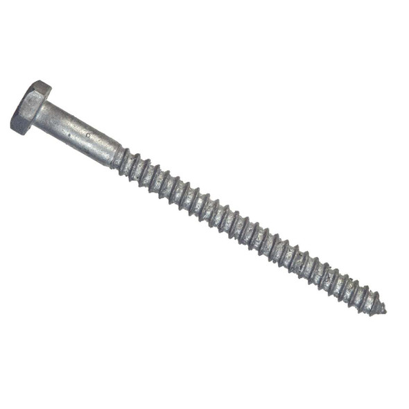 Hillman 1/2 In. x 4-1/2 In. Galvanized Hex Lag Screw (25-Count) 812099