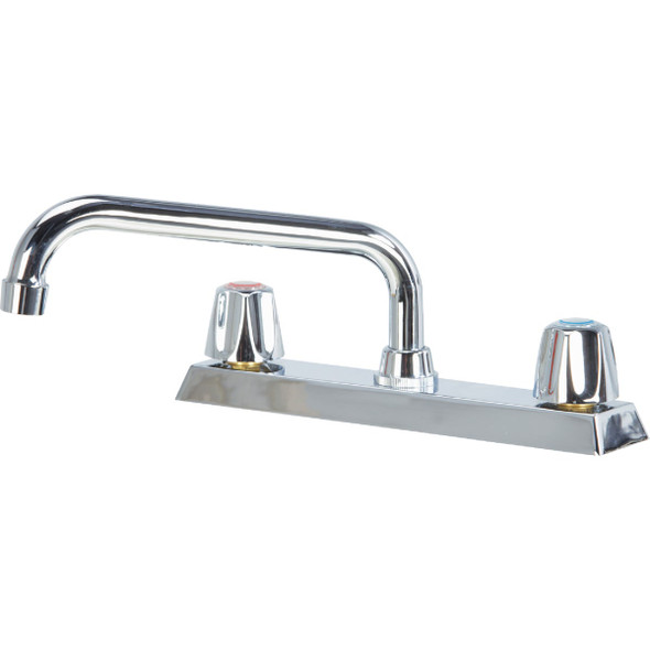 Home Impressions 2-Handle Metal Knob Kitchen Faucet, Chrome F80K4606CP-JPA9
