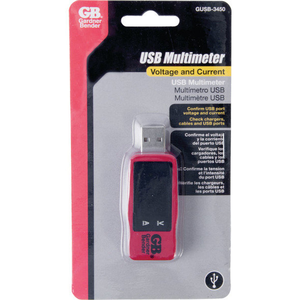 Gardner Bender 4-Function Digital USB Multimeter GUSB-3450 550651