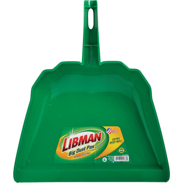 Libman 12 In. Green Poly Big Dust Pan 238 601971