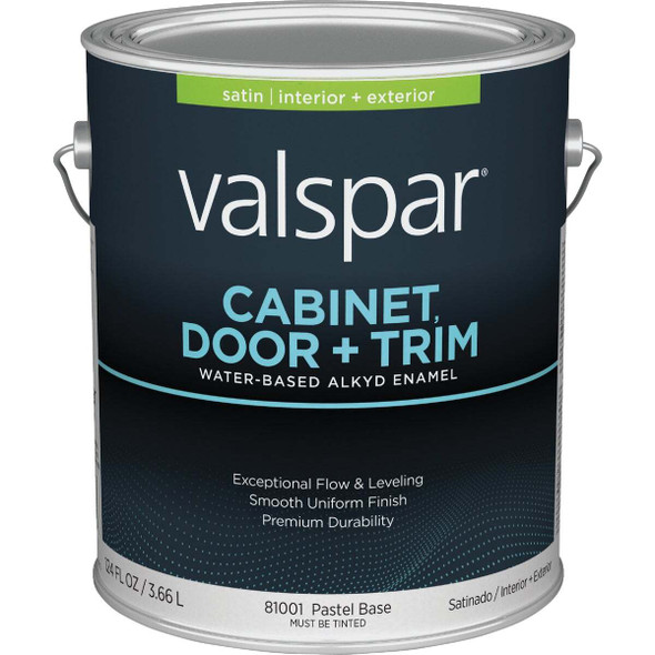Valspar Cabinet, Door, & Trim Int Sat Pastel Bs Enamel 028.0081001.007