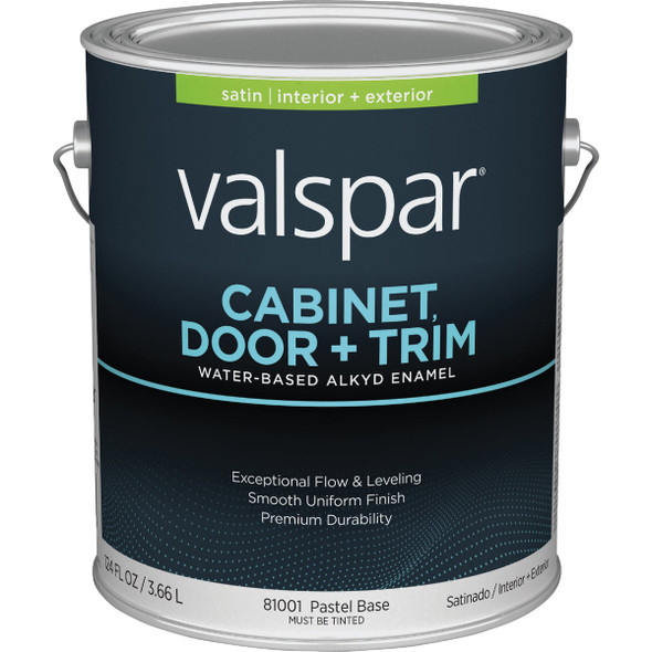 Valspar Cabinet, Door, & Trim Int Sat Pastel Bs Enamel 028.0081001.007