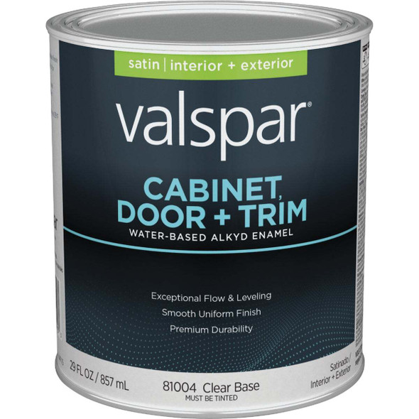 Valspar Cabinet, Door, & Trim Int Sat Clear Bs Enamel 028.0081004.005