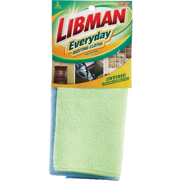 Libman Everyday Dusting Cloths (2 Count) 329 602042