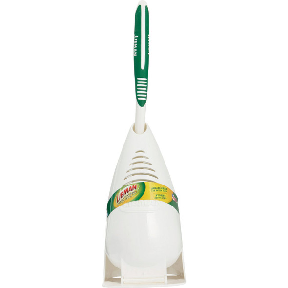 Libman 17 In. Angled Toilet Bowl Brush Set 1022 602062