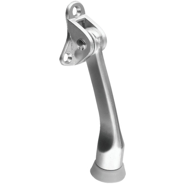 National Hardware 4 In. Satin Chrome Kickdown Door Holder N273-532