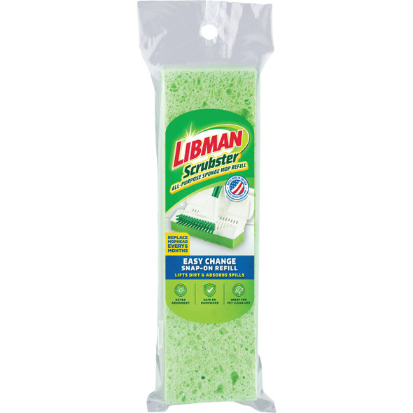 Libman Scrubster 9 In. Sponge Mop Refill 3105