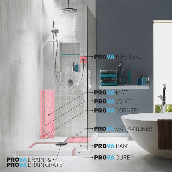 M-D Building Products PROVA PIPE SEAL 4.72 In. x 4.72 In. with 12.5 MM Opening 80224 100588