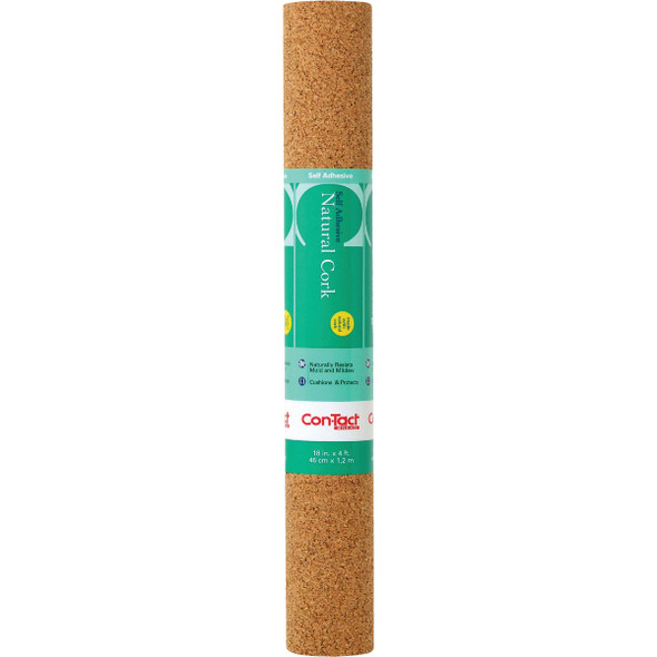 Con-Tact 18 In. x 4 Ft. Cork Self-Adhesive Shelf Liner