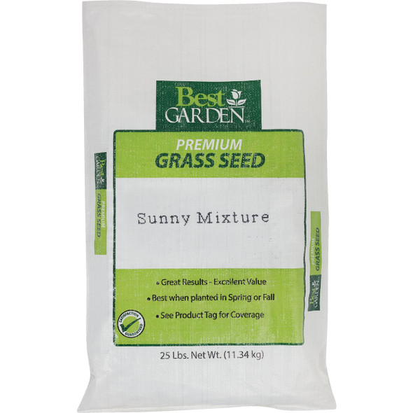Best Garden 25 Lb. 7500 Sq. Ft. Coverage Full Sun Grass Seed 71095
