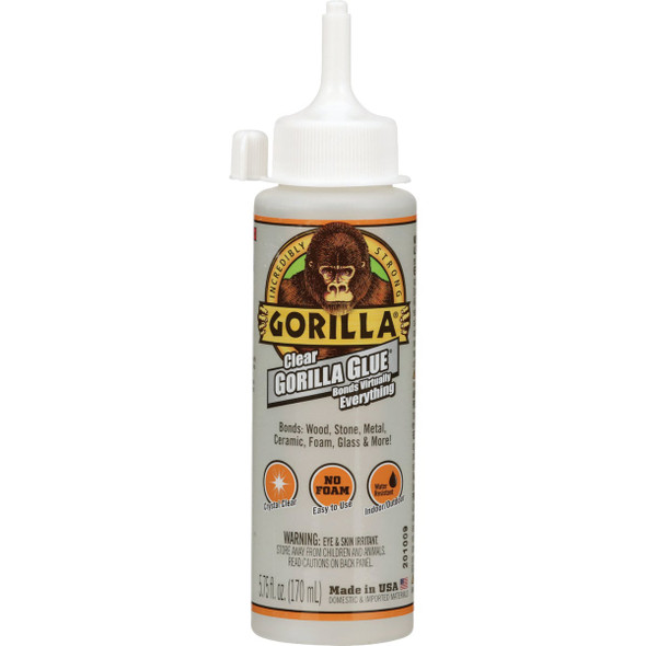 Gorilla 5.75 Oz. Clear All-Purpose Glue 4572502