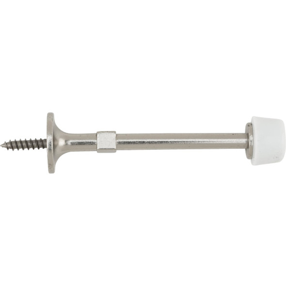 National Hardware 3 In. Satin Nickel Rigid Door Stop N830-102 201357