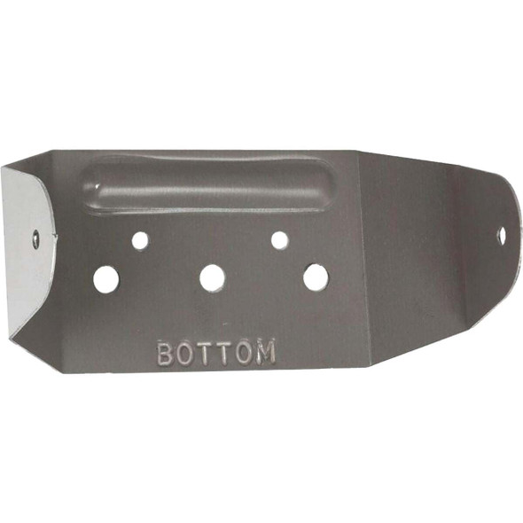 Spectra Metals 3 In. x 4 In. White Aluminum Downspout Clip 4DPCLIPRTW