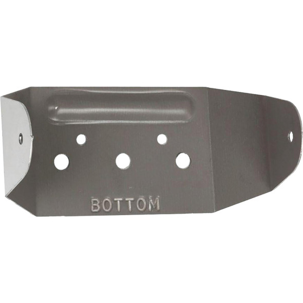 Spectra Metals 3 In. x 4 In. White Aluminum Downspout Clip 4DPCLIPRTW