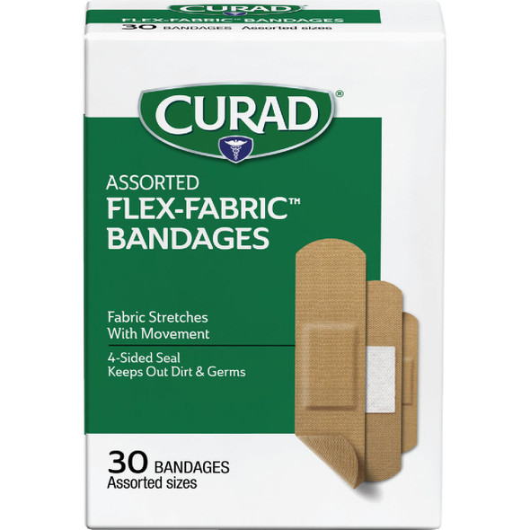 Curad Assorted Sizes Extreme Hold Bandages, (30 Ct.) CUR14924RB