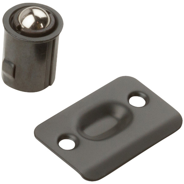 National Hardware Oil Rubbed Bronze Drive-In Ball Catch N830-108