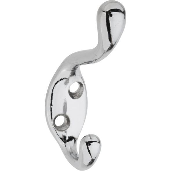 National Hardware Heavy-Duty Chrome Coat & Hat Wardrobe Hook N273-516 National Hardware Heavy-Duty Chrome Coat & Hat Wardrobe Hook N273-516