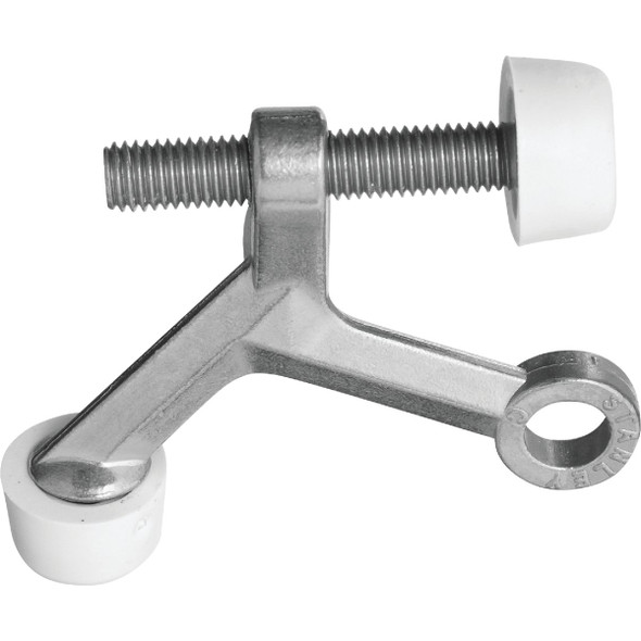 National Hardware Satin Nickel Adjustable Hinge Pin Door Stop N830-122