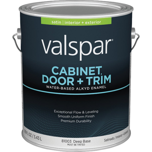 Valspar Cabinet, Door, & Trim Int Sat Deep Bs Enamel 028.0081003.007