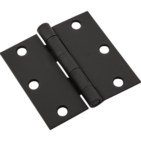 National Hardware 3 In. Black Square Door Hinge N830-424