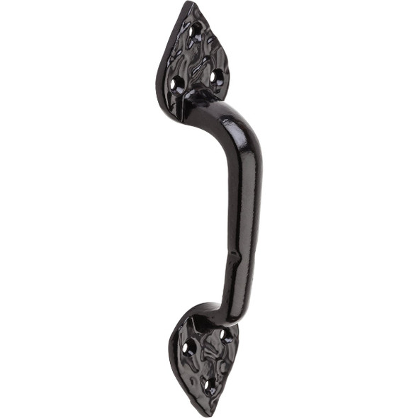National Hardware 8 In. Heavy-Duty Black Spear Pull N109-023