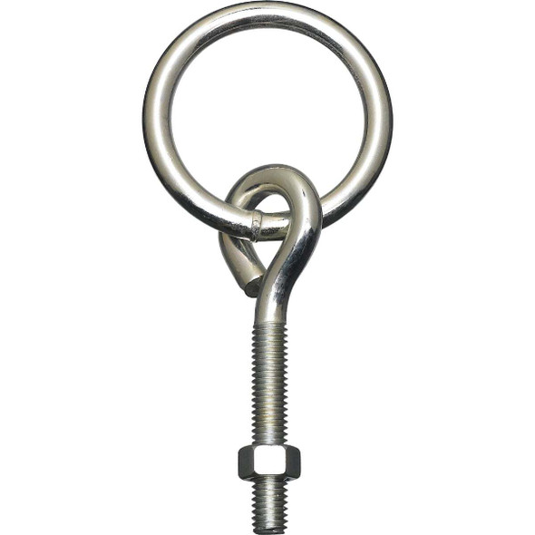National Hardware 3/8 In. x 3-3/4 In. Zinc Ring Eye Bolt N220-624