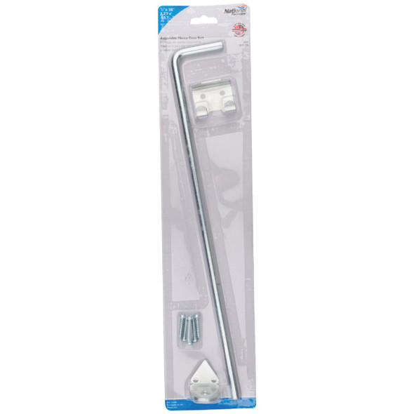 National Hardware 1-2 In. X 18 In. Zinc Plated Steel Cane Bolt N177-196 201451