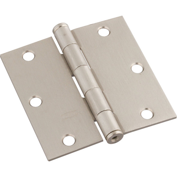 National Hardware 3 In. Satin Nickel Square Door Hinge N830-250