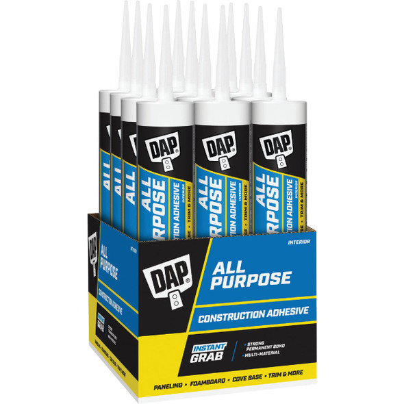 DAP 28 Oz. All Purpose Construction Adhesive 7079827502 771812