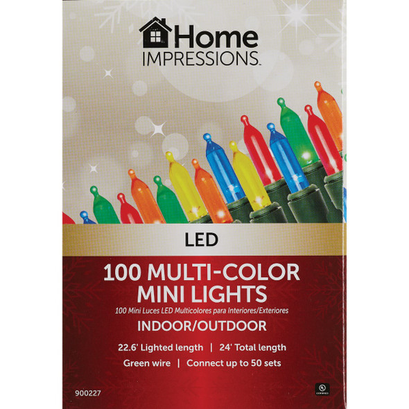 Home Impressions Multi 100-Bulb Italian Style LED Light Set KT-LED-2412