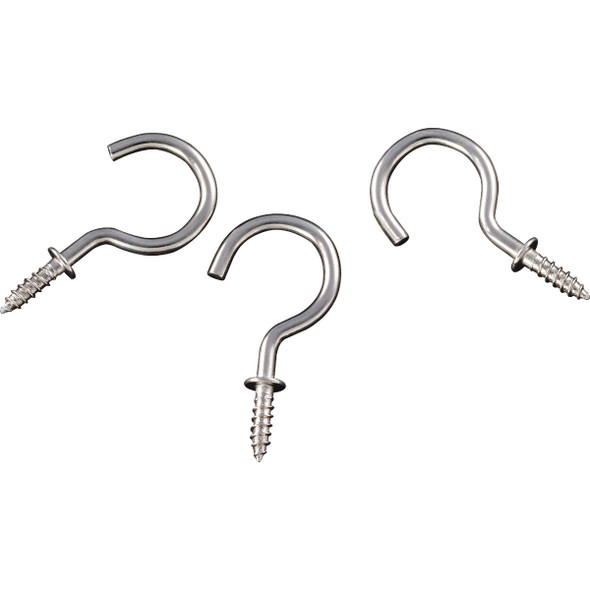 National Hardware 1 In. Satin Nickel Cup Hook (30-Count) National Hardware 1 In. Satin Nickel Cup Hook (30-Count)