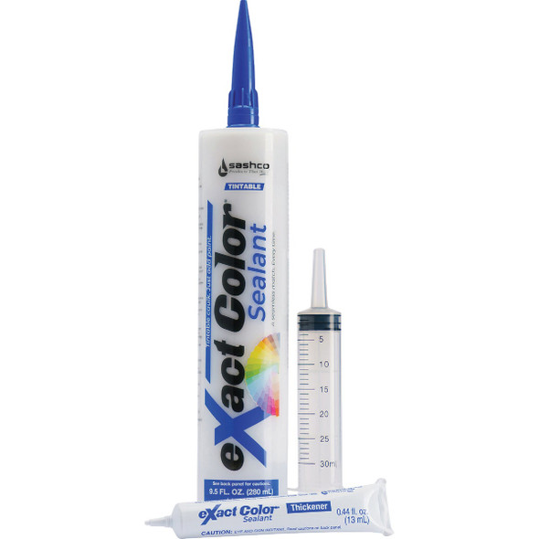 Sashco eXact color 9.5 Oz. Tint Base Tintable Acrylic Latex Caulk DIY Kit. 12030