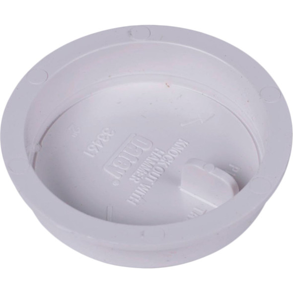 Oatey 2 In. Knock-Out Test Cap ABS Plug 39101