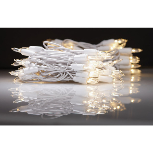 Home Impressions Warm White 100-Bulb Mini LED Light Set with White Wire KT-LED-2416 900247
