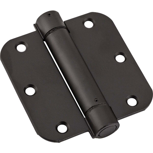 National Hardware 3-1/2 In. Oil Rubbed Bronze 5/8 In. Radius Spring Door Hinge
