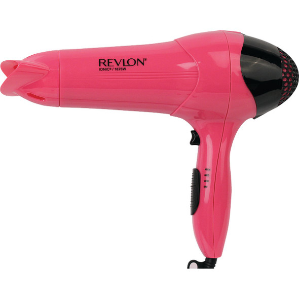 Revlon Frizz Control Styler 1875W Pink 3 Heat 3 Speed Hair Dryer RV474N13