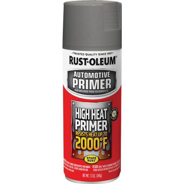 Rust-Oleum High Heat Gray 12 Oz. Spray Automotive Paint Primer Rust-Oleum High Heat Gray 12 Oz. Spray Automotive Paint Primer