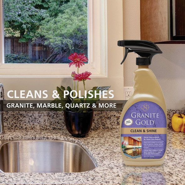 Granite Gold 24 Oz. Clean & Shine Granite Cleaner and Polish GG0047 602485