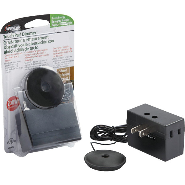 Westek Black 200W 120V Dimmer Control 6043BC