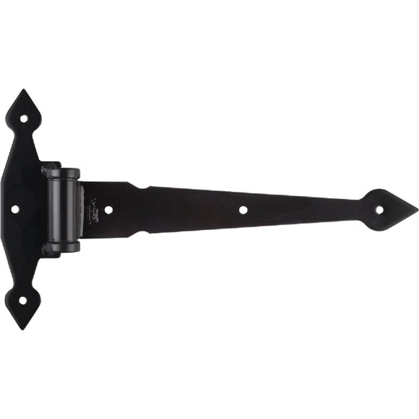 National Hardware 13 In. Black Heavy-Duty Spear Gate T-Hinge N100-053 National Hardware 13 In. Black Heavy-Duty Spear Gate T-Hinge N100-053