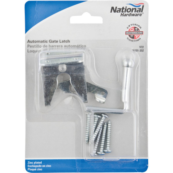 National Hardware Zinc Automatic Gate Latch