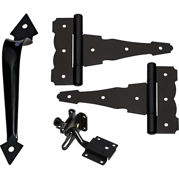 National Hardware Black Decorative Gate Kit N343-467