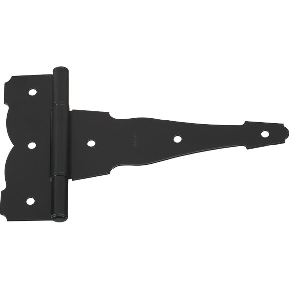 National Hardware 8 In. Black Ornamental Reversible T-Hinge N881-920