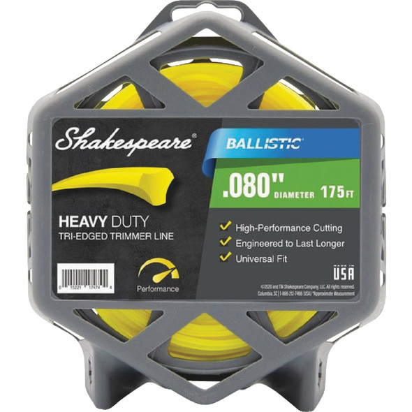 Shakespeare Ballistic 0.080 In.x 175 Ft. Universal Trimmer Line 17474