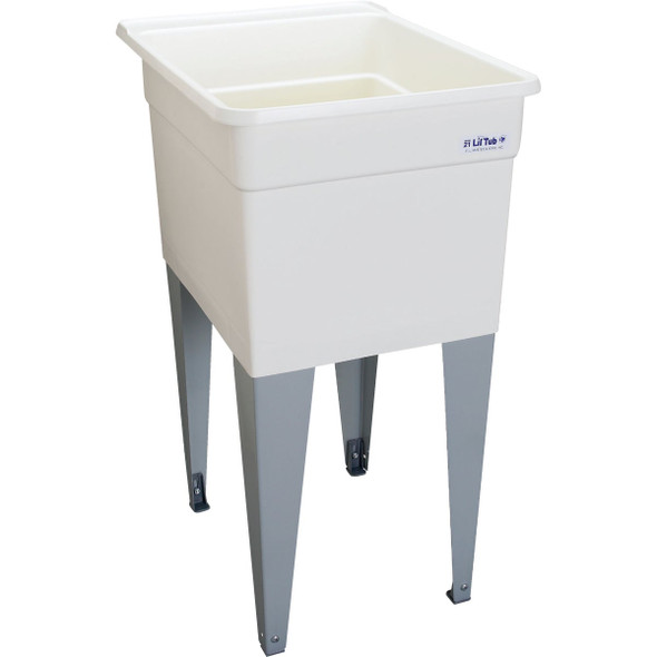 Mustee Liltub Utilitub 15 Gallon 18 In. W x 24 In. L Laundry Tub 21F Mustee Liltub Utilitub 15 Gallon 18 In. W x 24 In. L Laundry Tub 21F